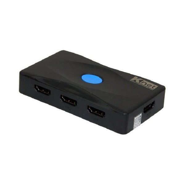 سوئیچ 3 پورت HDMI 2.0 4k کی نت مدل Knet K-SWHD2003