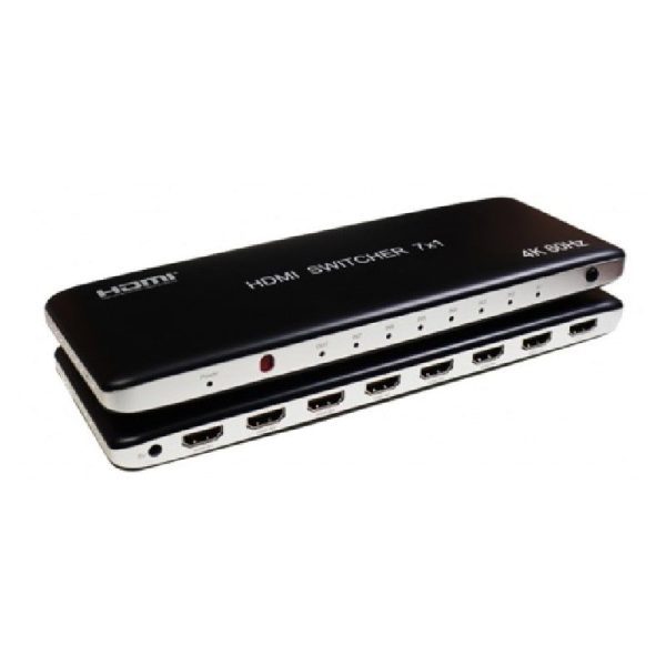 سوئیچ 7 پورت HDMI 2.0 کی نت مدل Knet K-SWHD2007