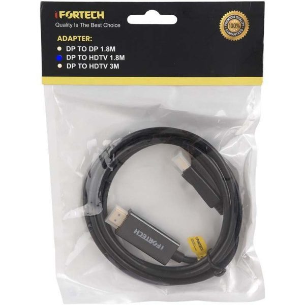 کابل تبدیل 1.8 متری آیفورتک Display به HDMI مدل Ifortech IF-1.8M