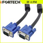 کابل 1.5 متری VGA آیفورتک مدل Ifortech 3+4 IF-1.5M
