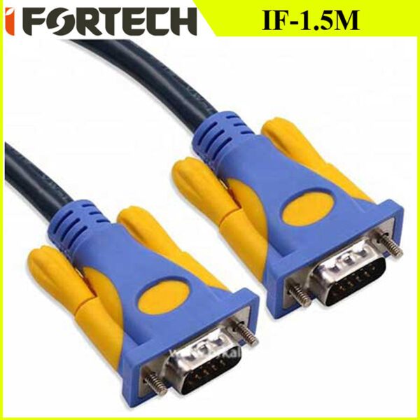کابل 1.5 متری VGA آیفورتک مدل Ifortech 3+6 IF-1.5M