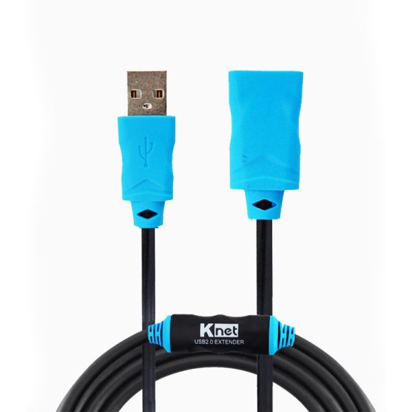 کابل 10 متری افزایش طول USB 2.0 کی نت مدل Knet K-CUE20100