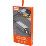تبدیل Type-C به USB3.0 +LAN آیفورتک مدل Ifortech IF-PACK