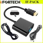 تبدیل HDMI به VGA آیفورتک کنسول با کابل مدل Ifortech IF-PACK