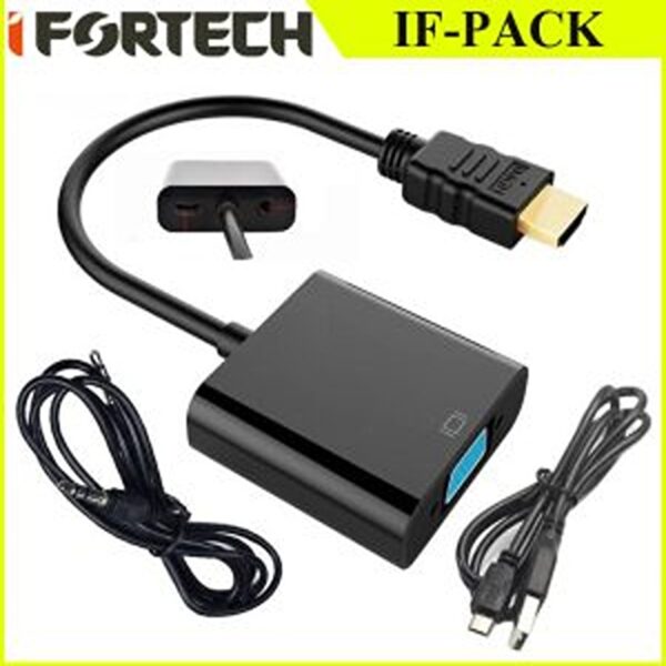 تبدیل HDMI به VGA آیفورتک کنسول با کابل مدل Ifortech IF-PACK
