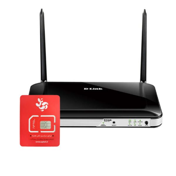 مودم روتر 4G/LTE دی لینک مدل D-Link DWR-921 به همراه سیم کارت 75 گیگابایت شش ماهه