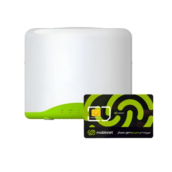 مودم TD-LTE/4G سئوون اس ال سی مدل SLC-130S42G به همراه سیم کارت مبین نت همراه با بسته 300 گیگ یکساله
