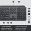 کیبورد بی سیم لاجیتک مدل Logitech MXKEYS S