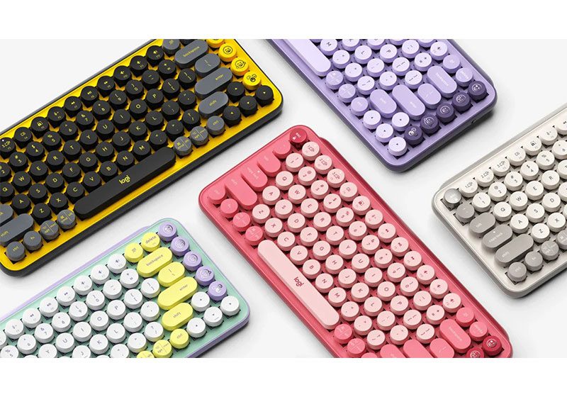 کیبورد بی سیم لاجیتک مدل Logitech POP KEYS MECHANICAL
