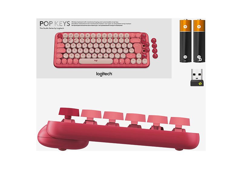 کیبورد بی سیم لاجیتک مدل Logitech POP KEYS MECHANICAL