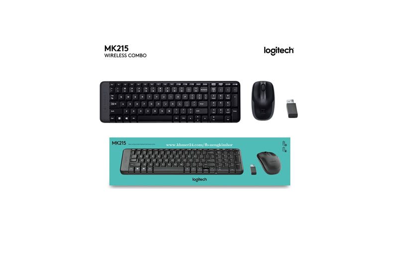 کیبورد و ماوس بی سیم لاجیتک مدل Logitech MK215