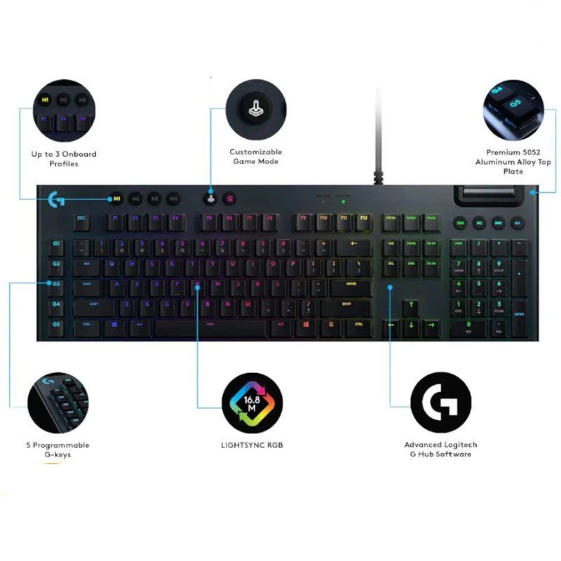کیبورد گیمینگ لاجیتک مدل Logitech G815