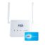 مودم روتر 4G/LTE شاتل موبایل آنلاک مدل D02 به همراه سیم کارت 2 گیگابایت یکماهه
