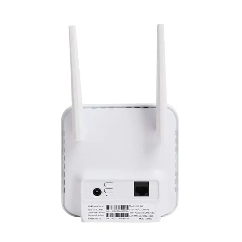 مودم روتر 4G/LTE شاتل موبایل مدل D03 به همراه سیم کارت 2 گیگابایت یکماهه