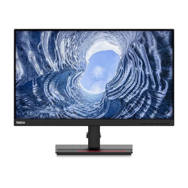 مانیتور 24 اینچی لنوو مدل Lenovo 24 T24i-20، رزولوشن Full HD و نور پس‌زمینه LED، دارای 1 عدد پورت DVI، با نسبت تصویر 16:9 – monitor
