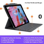 کیبورد کاور بی‌سیم لاجیتک مدل Slim Folio