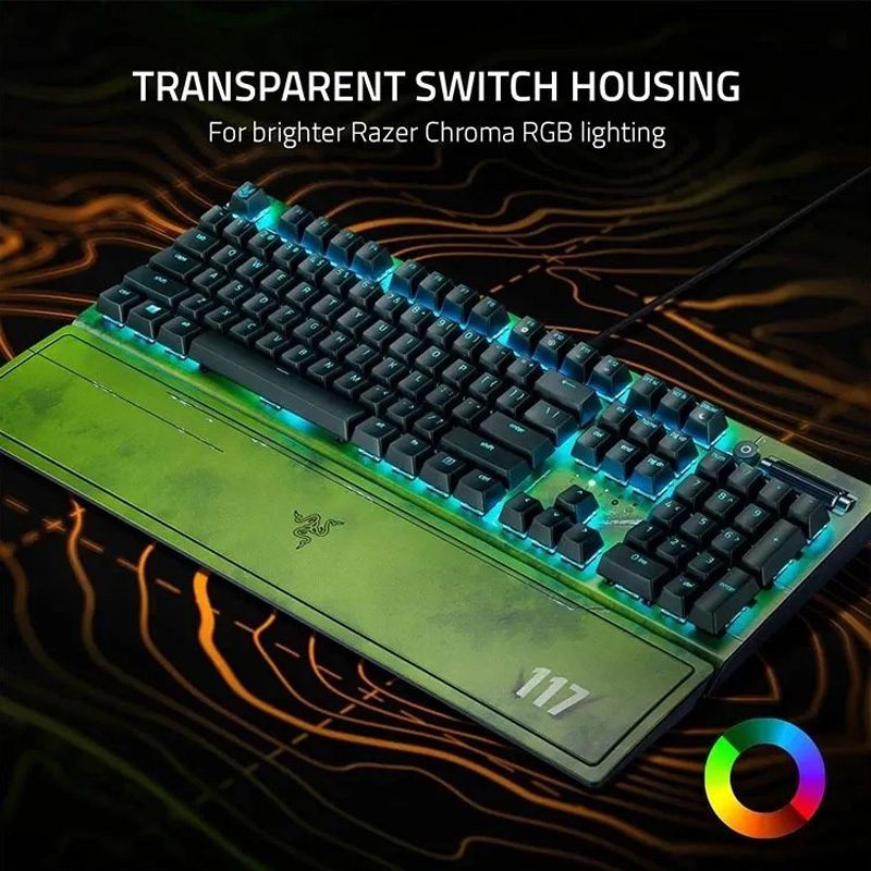 کیبورد مکانیکی ریزر مدل Razer BlackWidow V3 Halo Infinite