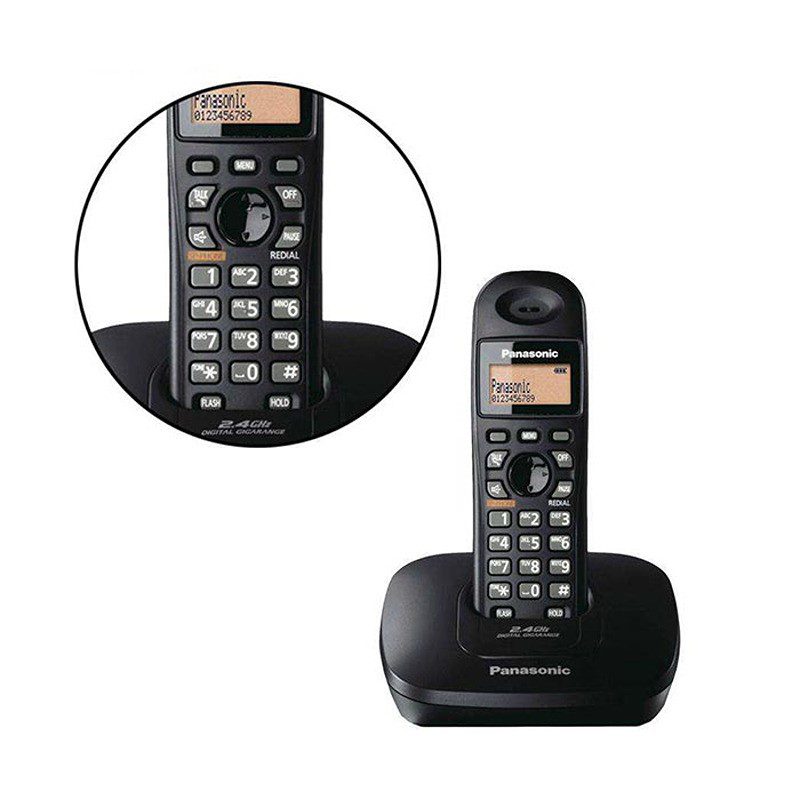 تلفن بی‌سیم پاناسونیک مدل KX-TG3611 مشکی