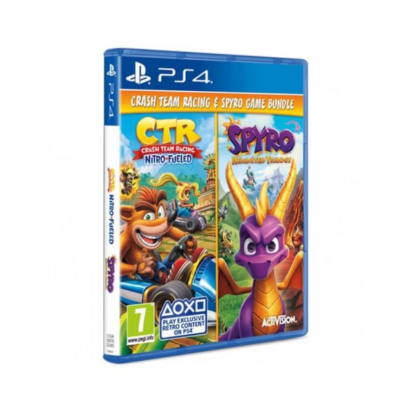 بازی Crash Team Racing Nitro-Fueled و Spyro Reignited Trilogy نسخه PS4