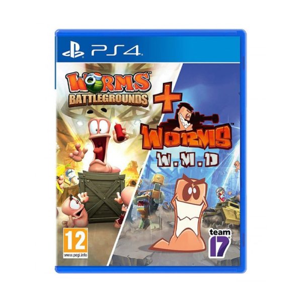 بازی Worms Battlegrounds + Worms W.M.D نسخه PS4
