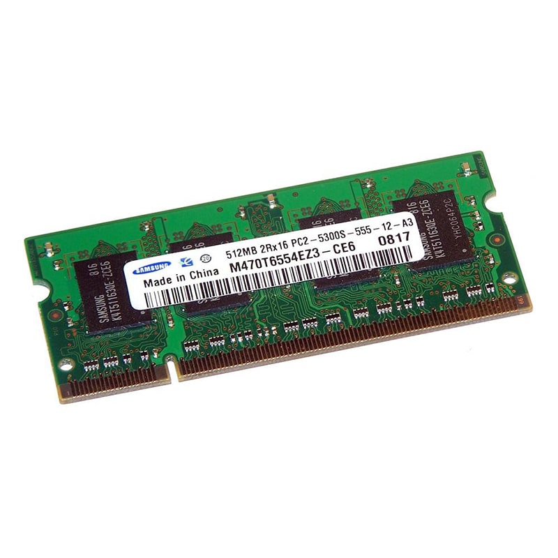 رم لپ تاپ سامسونگ مدل DDR2 5300S ظرفیت 1 گیگابایت