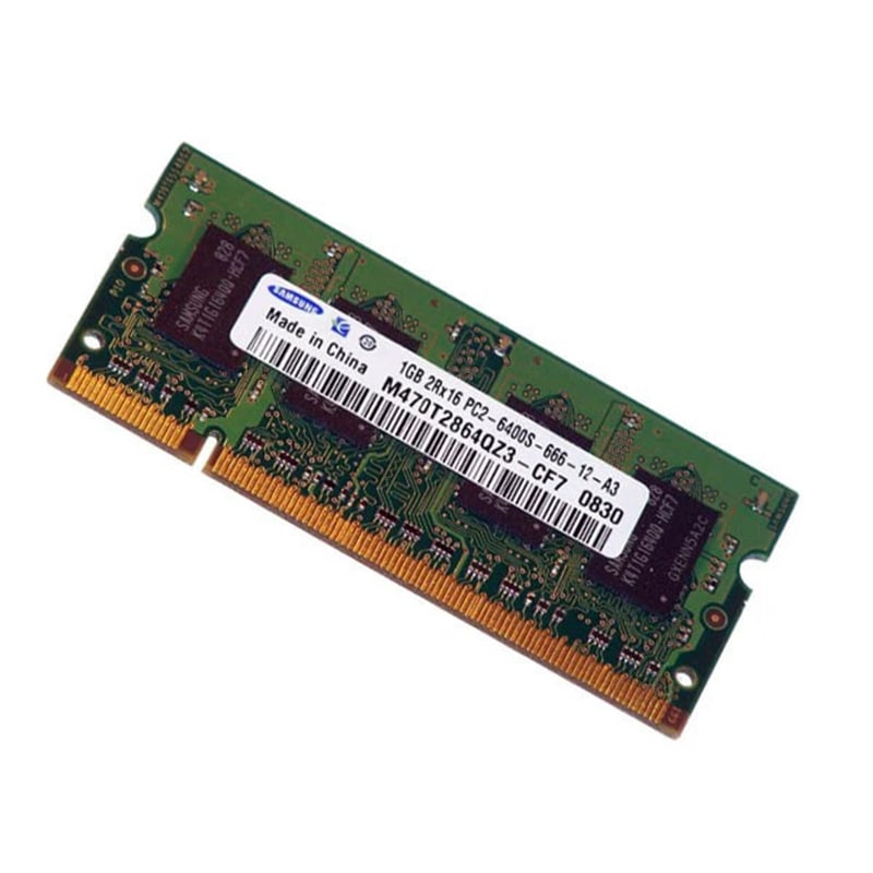 رم لپ تاپ سامسونگ مدل DDR2 6400S ظرفیت 1 گیگابایت