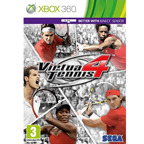 بازی Virtua Tennis 4 نسخه ایکس باکس 360