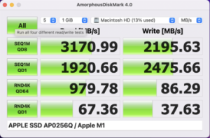 csm Bildschirmfoto 2022 12 01 um 22.22.37 fcba774217 300x197 - مک بوک ایر M1 اپل با حافظه 256 گیگابایت SSD هنوز سریعتر است!