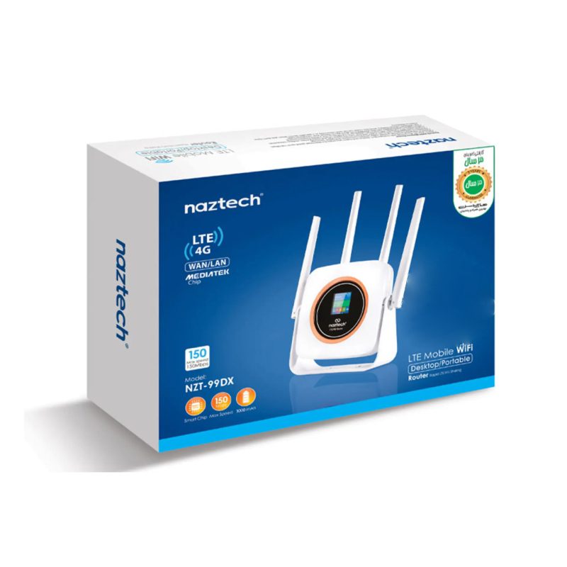 مودم روتر قابل حمل 4G/LTE نزتک مدل NZT-99DX