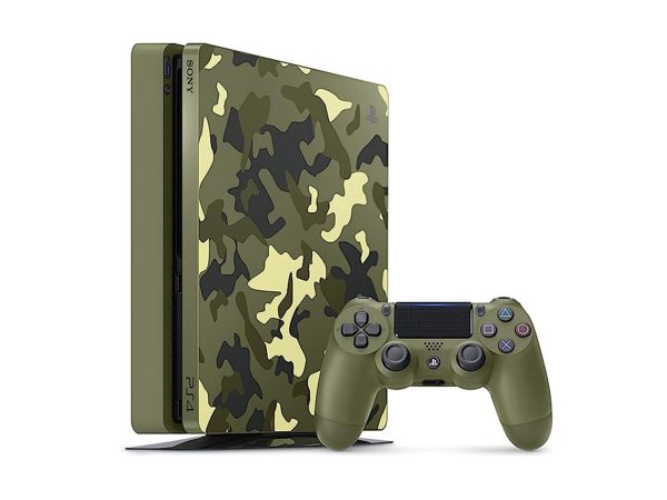 کنسول بازی سونی مدل PlayStation 4 Slim Limited Edition Console Call of Duty WWII Bundle ظرفیت 1 ترابایت – استوک