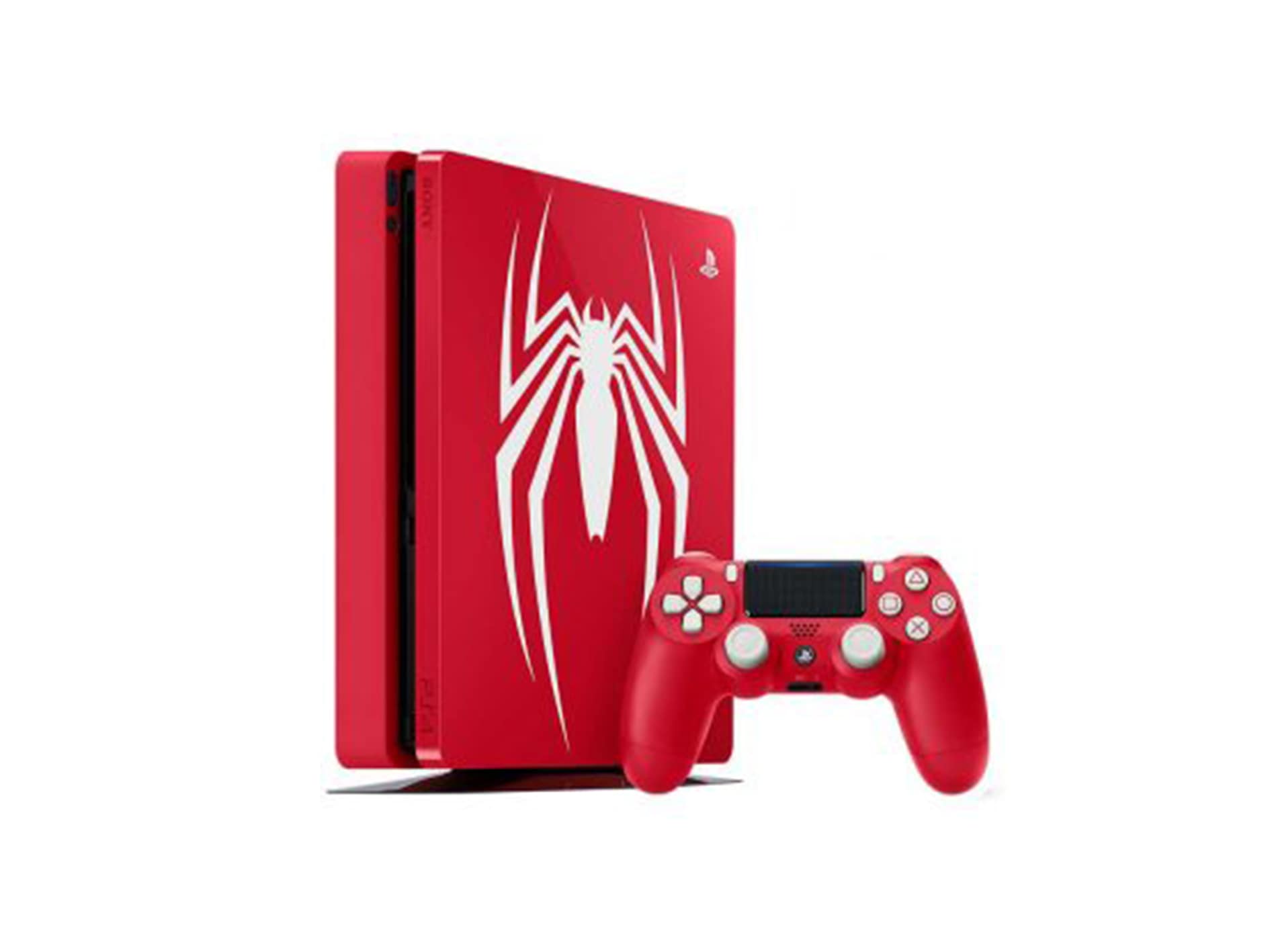 کنسول بازی کپی خور سونی مدل PlayStation 4 Slim Limited Edition Console Marvel’s Spider-Man Bundle ظرفیت 1 ترابایت – استوک