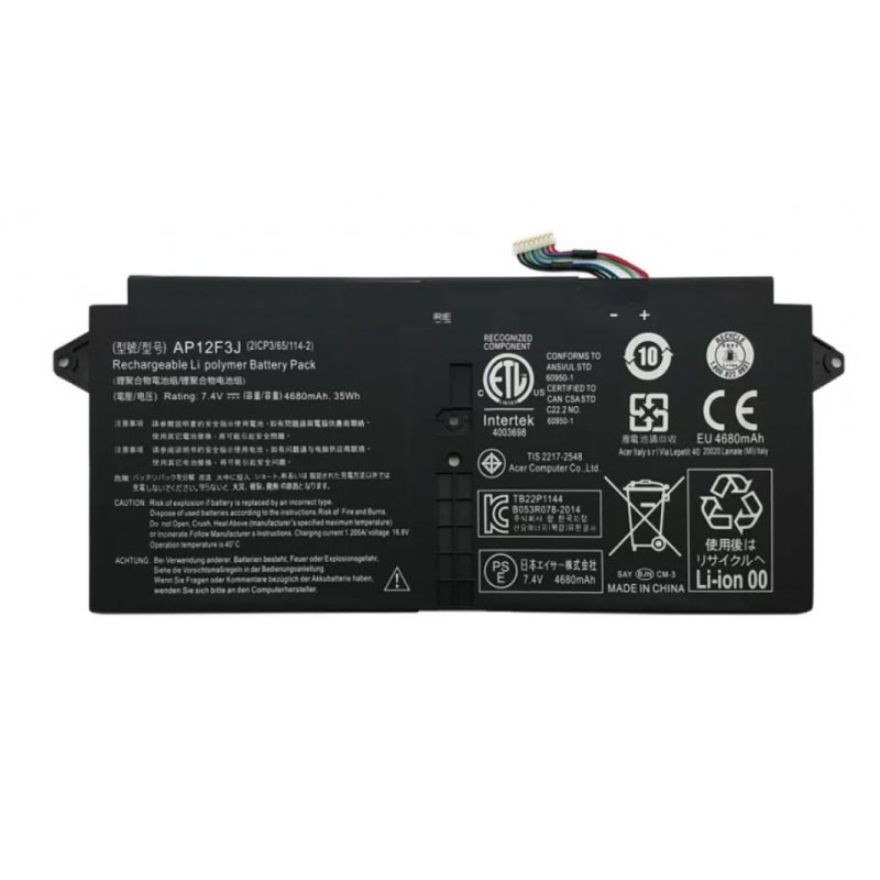 باتری لپ تاپ ایسر Aspire S7-391 مشکی-داخلی اورجینال