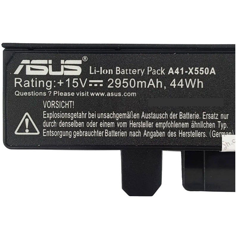 باتری لپ تاپ ایسوس X550-4Cell Gimo Plus مشکی-44 وات ساعت