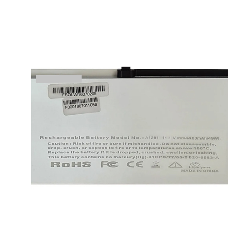 باتری لپ تاپ اپل A1281 Pro 15inch A1286_2008-2009