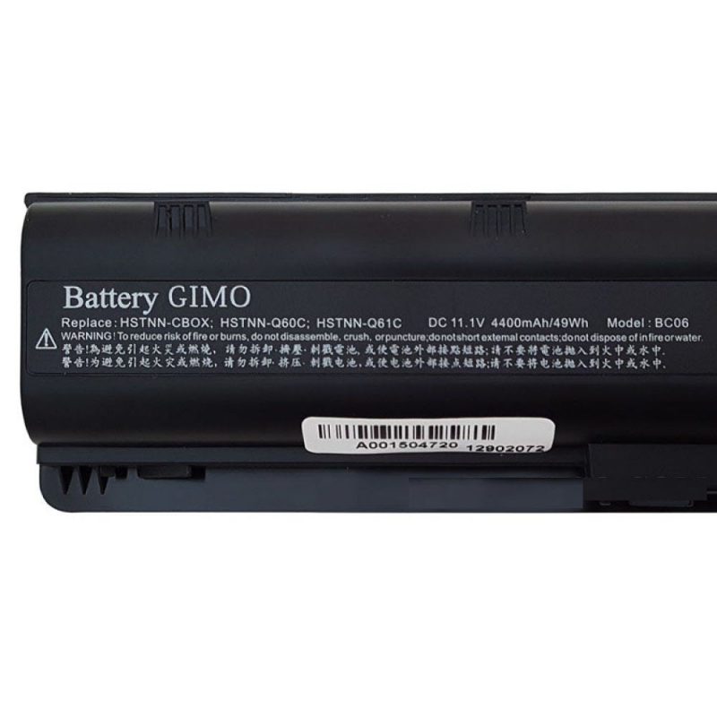 باتری لپ تاپ اچ پی Pavilion DM4-G62-G6_Compaq CQ42-6Cell مشکی-40 وات ساعت