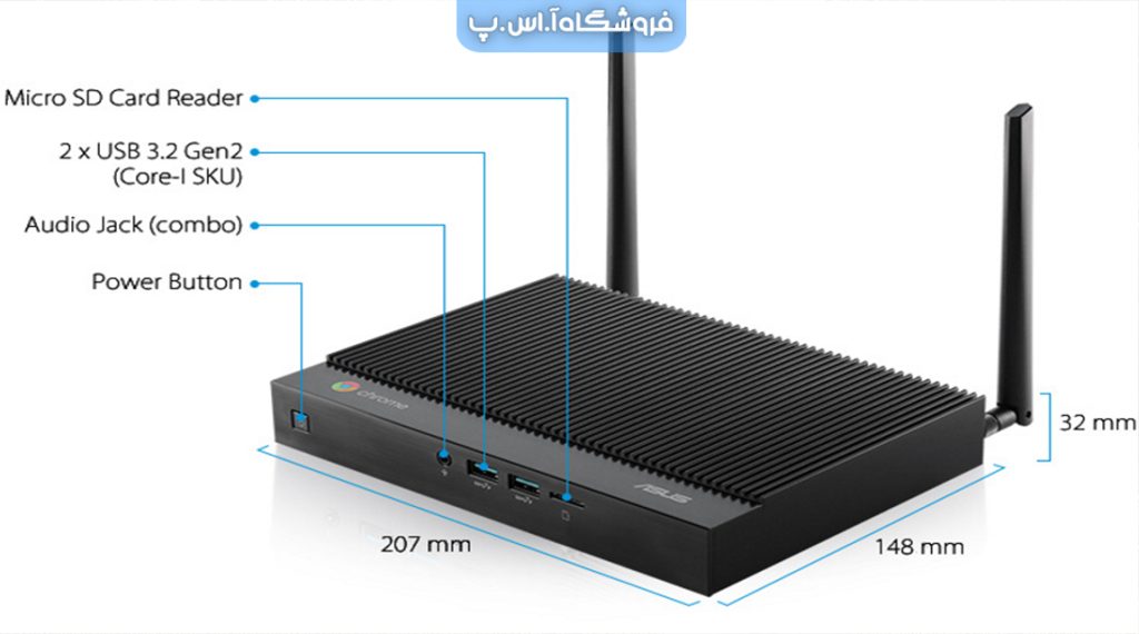 معرفی Chromebox بدون فن ASUS