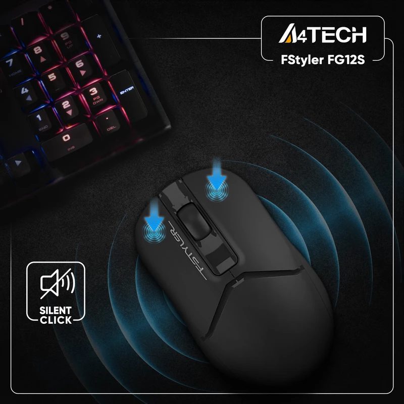 ماوس بی سیم ای فورتک مدل A4Tech FB12S