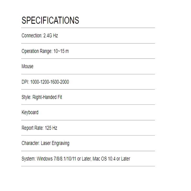 کیبورد و ماوس بی سیم ای فورتک مدل A4Tech FG 24OO AIR2