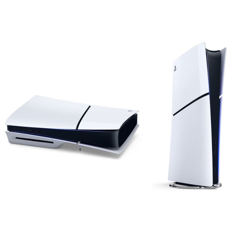 کنسول بازی پلی استیشن 5 سونی مدل Sony PlayStation 5 Slim Standard دو دسته ریجن اروپا همراه با بازی