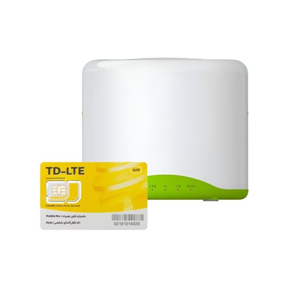 مودم TD-LTE/4G سئوون اس ال سی مدل SLC-130S42G به همراه سیم کارت 100 گیگابایت شش ماهه