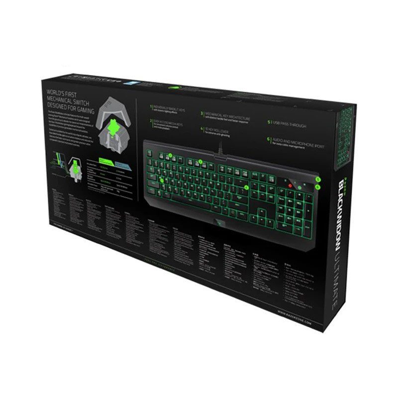کیبورد ریزر مدل Razer Blackwidow ULTIMATE STEALTH 2016