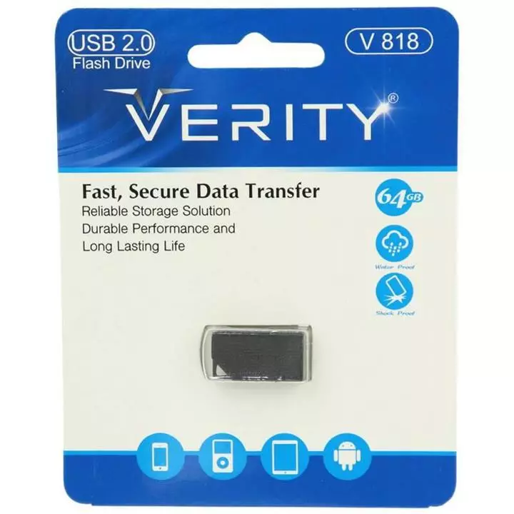 فلش مموری 64 گیگابایتی وریتی مدل Verity 818