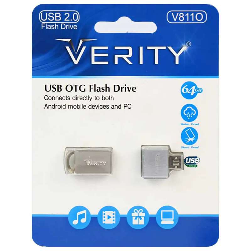 فلش مموری 64 گیگابایتی وریتی مدل Verity v8110