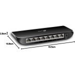 سوییچ 8 پورت گیگابیت و دسکتاپ تی پی-لینک مدل TL-SG1008D