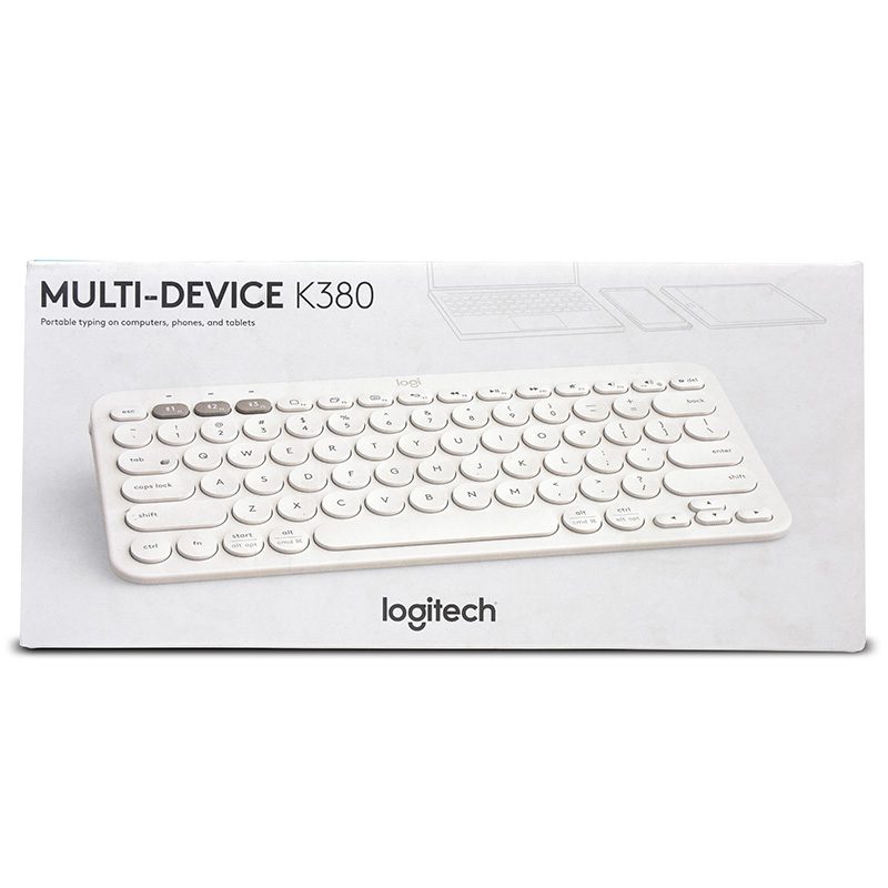 کیبورد بی سیم لاجیتک مدل White Logitech K380