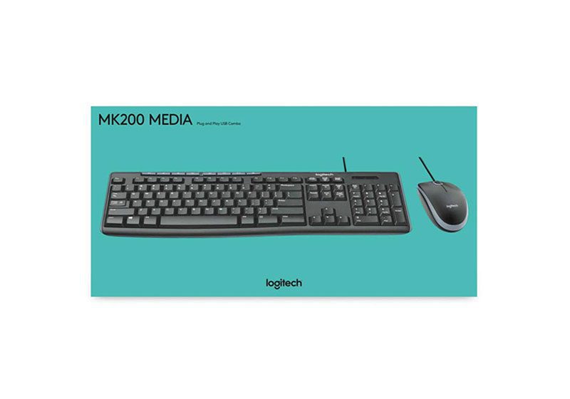 کیبورد و ماوس بی‌سیم لاجیتک مدل Logitech MK200