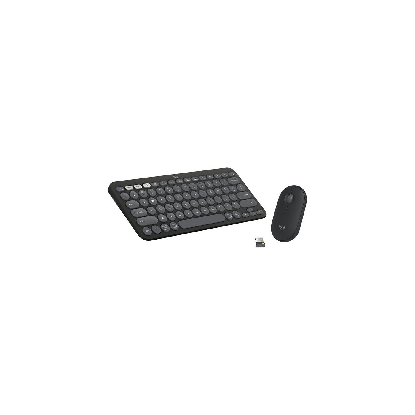 کیبورد و ماوس بی‌سیم لاجیتک مدل Logitech PEBBLE2 COMBO