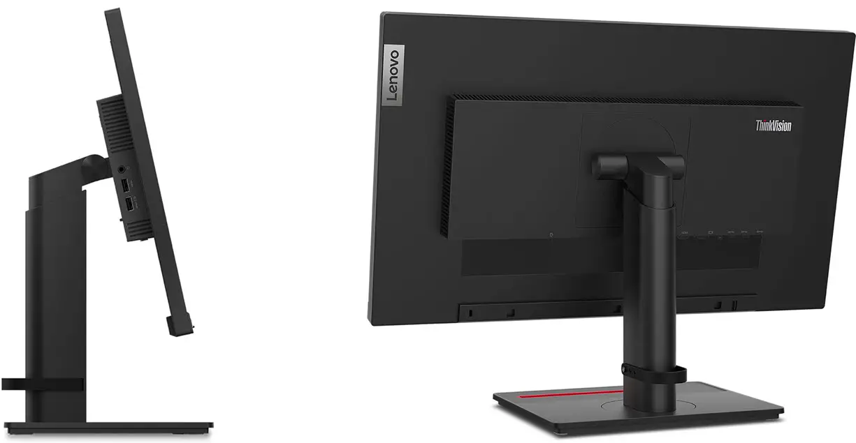 مانیتور لنوو 24 اینچ T24i 20 - مانیتور 24 اینچی لنوو مدل Lenovo 24 T24i-20، رزولوشن Full HD و نور پس‌زمینه LED، دارای 1 عدد پورت DVI، با نسبت تصویر 16:9 - monitor