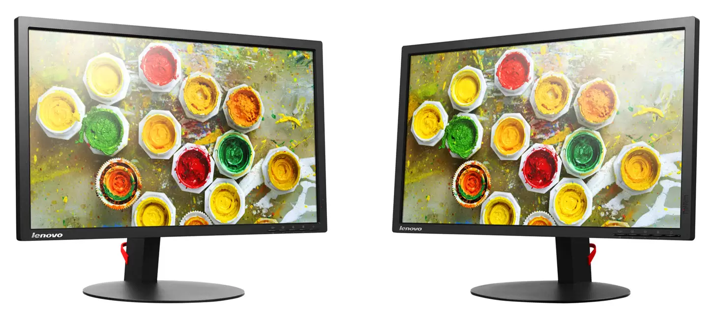Lenovo ThinkVision T2324p LED monitor - مانیتور 23 اینچی لنوو مدل Lenovo 23 T2324p، رزولوشن Full HD و نور پس‌زمینه LCD، با نسبت تصویر 16:9- monitor