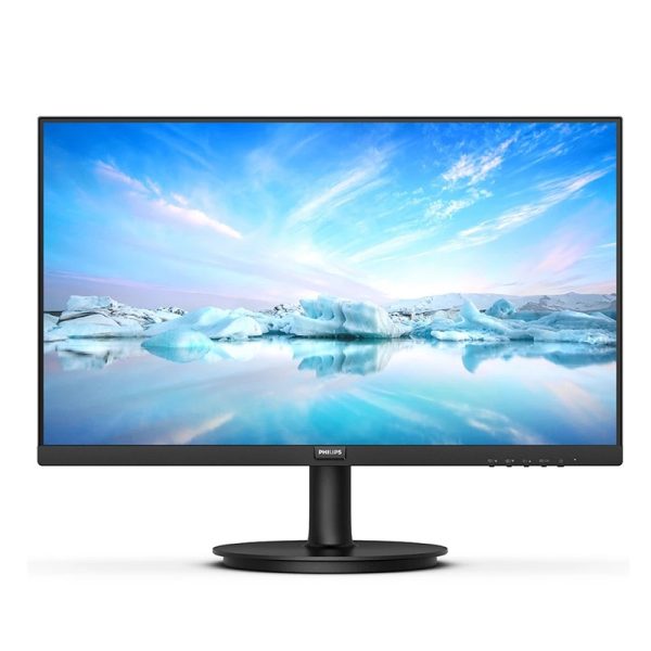 مانیتور 24 اینچی فیلیپس مدل Philips 241V8L6/89، رزولوشن Full HD و نور پس‌زمینه LED، یک عدد HDMI، یک عدد VGA، خروجی هدفون با نسبت تصویر 16:9